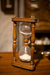 Photo: Vintage wooden sandglass Vintage wooden sandglass