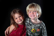 Foto: Young boy celebrates his 6th birthday with his sister Young boy celebrates his 6th birthday with his sister