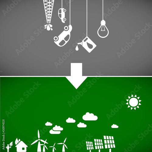 Vector: ecology banners 2 - sustainable development concept ecology banners 2 - sustainable development concept