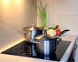 Foto: healthy soup with vegetables, in the kitchen healthy soup with vegetables, in the kitchen