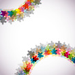 Abstract puzzle background, vector, eps10 Abstract puzzle background, vector, eps10