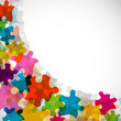 Abstract puzzle background, vector, eps10 Abstract puzzle background, vector, eps10