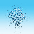 Illustration: Blue bubbles Blue bubbles