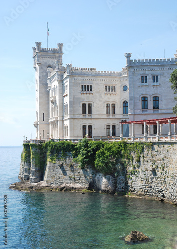 Photo: Miramare castle, Trieste, Italy Miramare castle, Trieste, Italy
