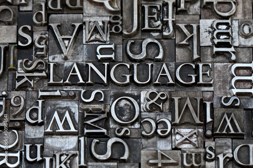 Photo: language language