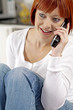 Young female chatting on the phone