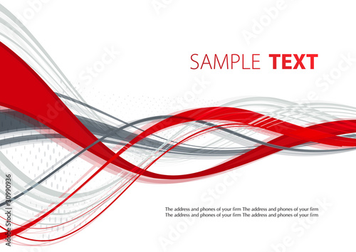 Vector: Abstract red and gray template. Vector Abstract red and gray template. Vector