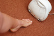 Foto: füsse und heizlüfter füsse und heizlüfter