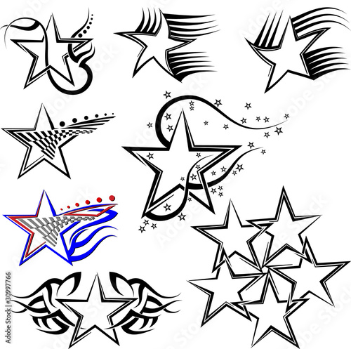 Star Tatto Set star tattos designs. Star Tatto Set