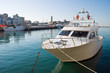 Boat moored at  Monopoli port. Apulia.