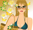 Monoi girl butterflies Monoi girl butterflies