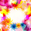 Multicolor elegant background with space for text
