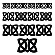 Tattoo tribal vector Arabesque abstract background