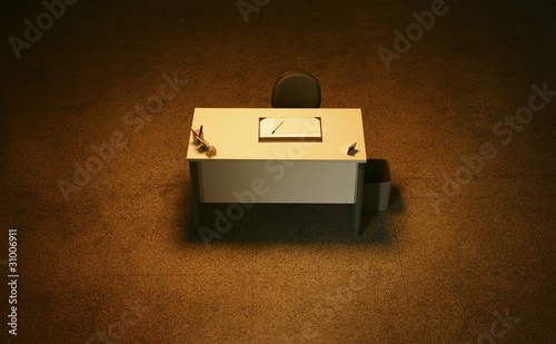 Photo: Empty office desk Empty office desk