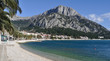 Beach in Gradac, Croatia