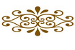 ornament ocker braun