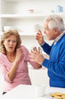 Senior Couple Having Argument At Home