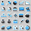 economic Blue Stickers economic Blue Stickers