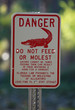 Photo: do not feed gators sign do not feed gators sign