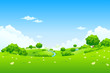 Green Landscape with trees Green Landscape with trees