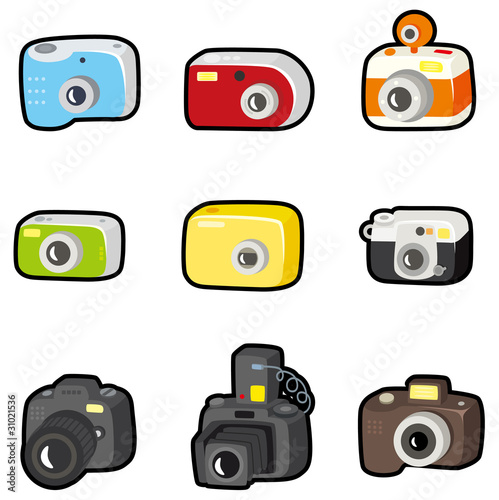 cartoon camera clipart. cartoon camera icon