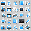 school Blue Stickers