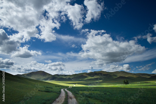 Photo: Paysage vallée de l'Orkhon Paysage vallée de l'Orkhon