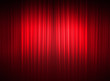 Edle Vorhänge eines Theaters