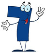 Funny Cartoon Numbers-7 Funny Cartoon Numbers-7
