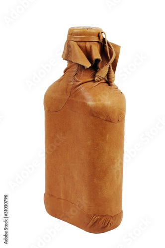 Photo: Leather flask Leather flask