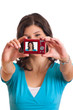 Photo: Frau macht Selbstportrait Frau macht Selbstportrait