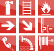 Fire safety signs