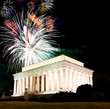The Lincoln memorial in Washington DC