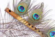 Peacock Feather with Indian Flute Peacock Feather with Indian Flute