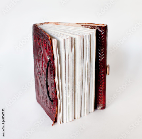 Photo: Antique leather notebook Antique leather notebook