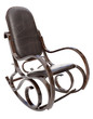 Photo: Rocking chair isolated on white Rocking chair isolated on white