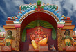 Traditional statues of gods and goddesses in the Hindu temple Traditional statues of gods and goddesses in the Hindu temple