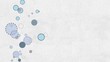 Circles background with copy space on the right