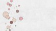 Circles background with copy space on the right