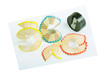 Shavings from colored pencils Shavings from colored pencils
