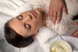 Foto: Frau bei Wellness Körpermassage Frau bei Wellness Körpermassage