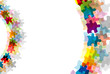 Abstract puzzle background, vector, eps10 Abstract puzzle background, vector, eps10