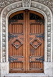Old wood door