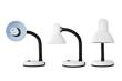Desk lamp isolated on white background