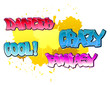 Graffiti elements background