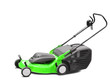 Green lawn mower