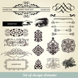 vintage elements - labels - antique - vector