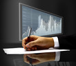 businessman's hand with pen