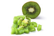 Kiwi haché à petite morceaux Kiwi haché à petite morceaux