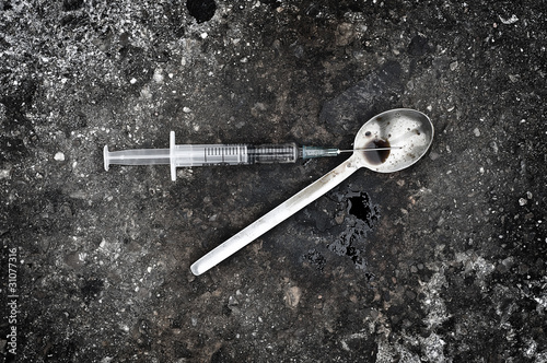 Photo: Teaspoon and drugs Teaspoon and drugs